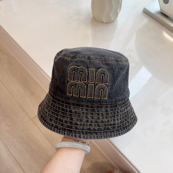 repliche,replica,perfette,siti di,affidabili,migliori siti,dove comprare,1:1,scarpe da ginnastica Cappello da pescatore ricamato in denim nuovo Min