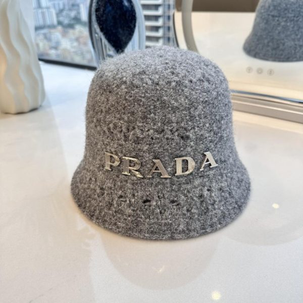 repliche,replica,perfette,siti di,affidabili,migliori siti,dove comprare,1:1,scarpe da ginnastica Prada nuovo cappello da pescatore a doppio strato lavorato a maglia