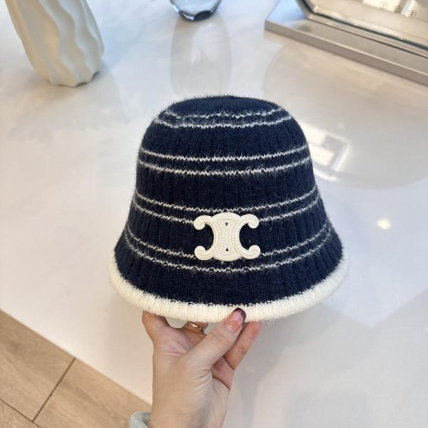 repliche,replica,perfette,siti di,affidabili,migliori siti,dove comprare,1:1,scarpe da ginnastica CELINE nuovo cappello da pescatore cappello da pescatore lavorato a maglia autunno e inverno Logo ricamato Arco di Trionfo