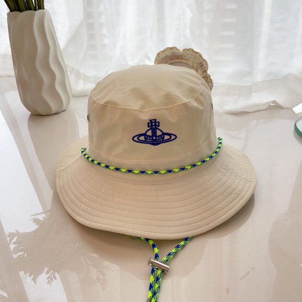 repliche,replica,perfette,siti di,affidabili,migliori siti,dove comprare,1:1,scarpe da ginnastica Cappello a secchiello in materiale di protezione solare Vivienne Westwood Queen Mother
