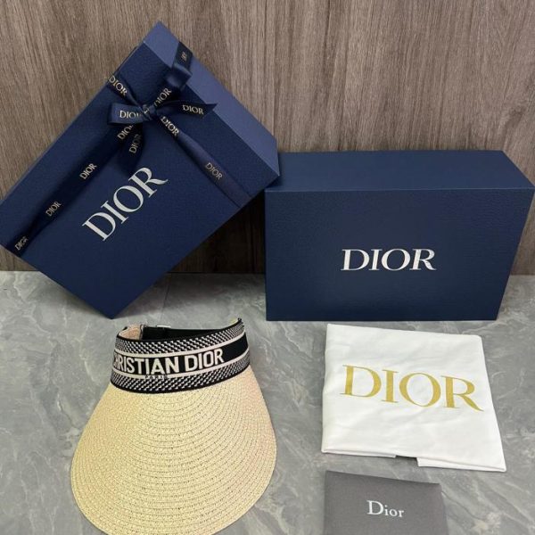 repliche,replica,perfette,siti di,affidabili,migliori siti,dove comprare,1:1,scarpe da ginnastica Cappello da sole Dior con parte superiore vuota