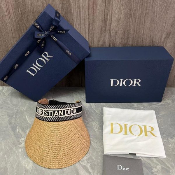 repliche,replica,perfette,siti di,affidabili,migliori siti,dove comprare,1:1,scarpe da ginnastica Cappello da sole Dior con parte superiore vuota