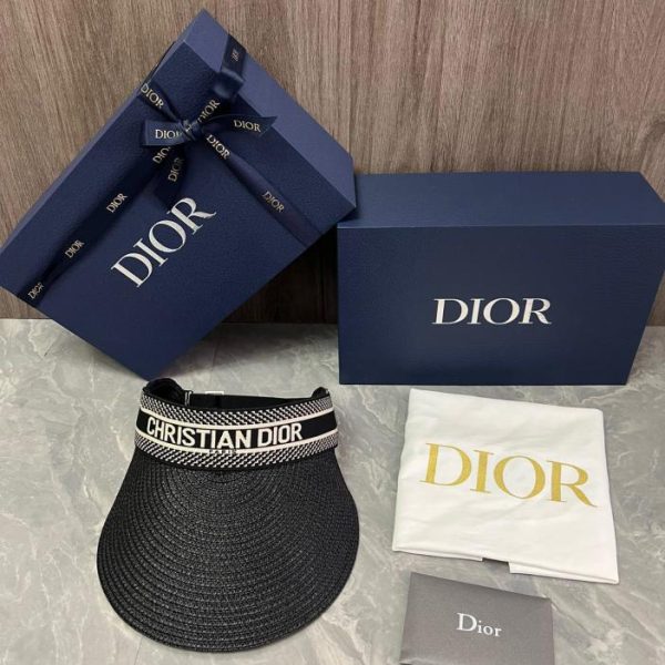 repliche,replica,perfette,siti di,affidabili,migliori siti,dove comprare,1:1,scarpe da ginnastica Cappello da sole Dior con parte superiore vuota