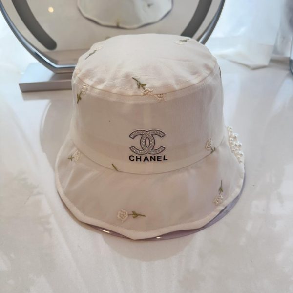 repliche,replica,perfette,siti di,affidabili,migliori siti,dove comprare,1:1,scarpe da ginnastica Cappello a secchiello Chanel ricamato jacquard in chiffon