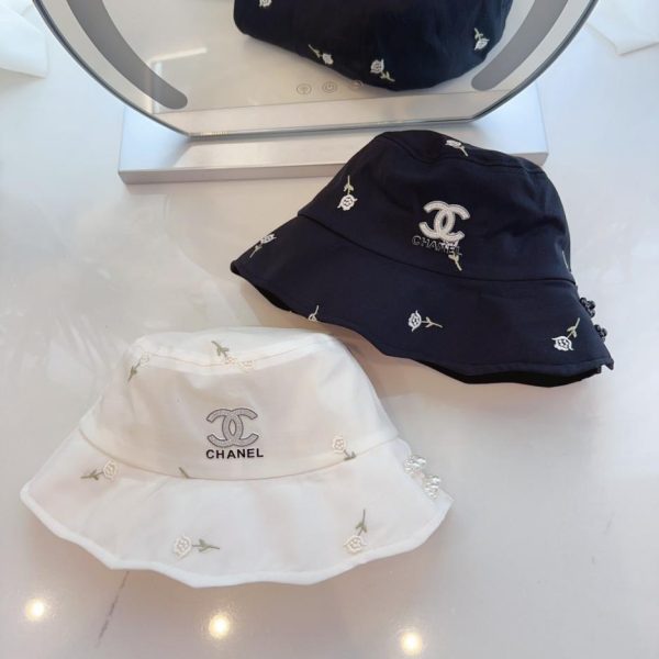 repliche,replica,perfette,siti di,affidabili,migliori siti,dove comprare,1:1,scarpe da ginnastica Cappello a secchiello Chanel ricamato jacquard in chiffon