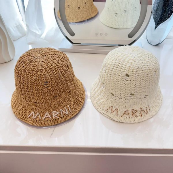 repliche,replica,perfette,siti di,affidabili,migliori siti,dove comprare,1:1,scarpe da ginnastica Il nuovo cappello bucket personalizzato a buco cavo di Marni