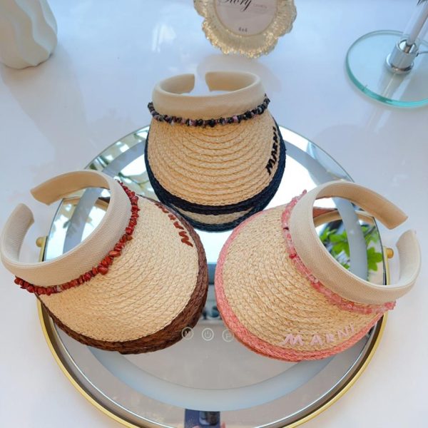 repliche,replica,perfette,siti di,affidabili,migliori siti,dove comprare,1:1,scarpe da ginnastica MARNI primavera ed estate nuovo stile cappello a cilindro vuoto in rafia a contrasto