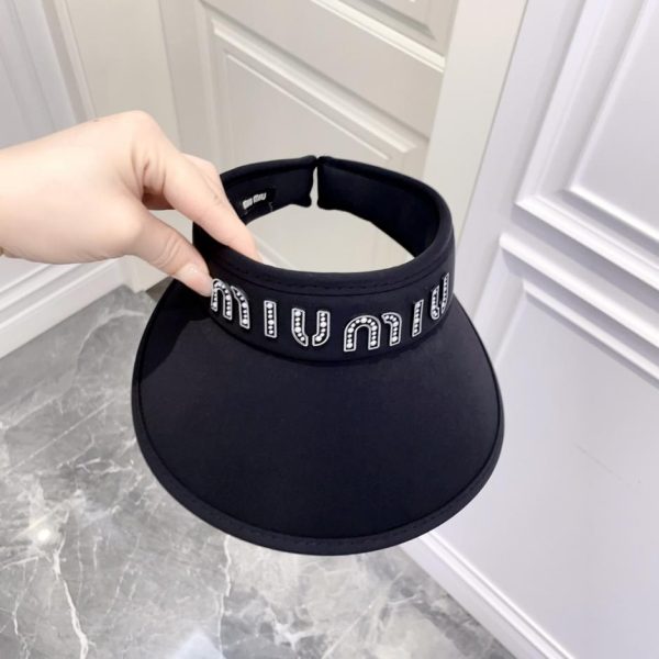 repliche,replica,perfette,siti di,affidabili,migliori siti,dove comprare,1:1,scarpe da ginnastica Nuovo cappello a cilindro vuoto in stile sportivo in spugna di MiuMiu