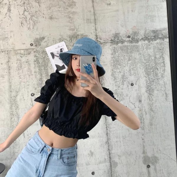 repliche,replica,perfette,siti di,affidabili,migliori siti,dove comprare,1:1,scarpe da ginnastica Nuovo cappello da pescatore in denim di Balenciaga