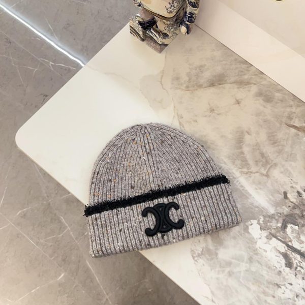 repliche,replica,perfette,siti di,affidabili,migliori siti,dove comprare,1:1,scarpe da ginnastica Cappello di lana lavorato a maglia semplice di Celine all’inizio dell’autunno