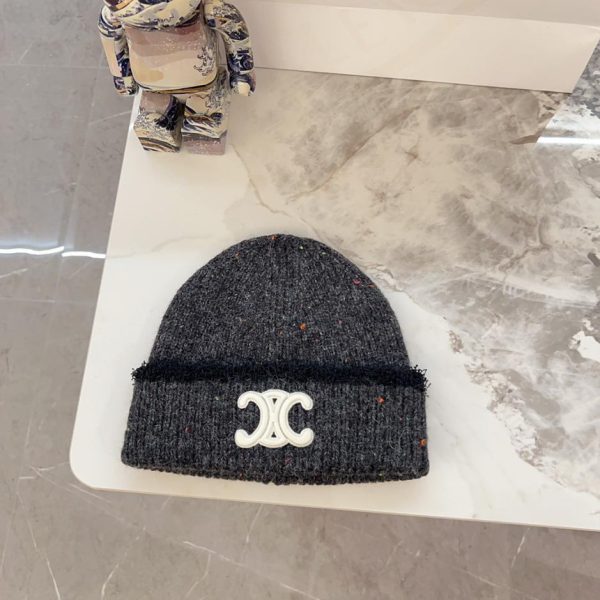repliche,replica,perfette,siti di,affidabili,migliori siti,dove comprare,1:1,scarpe da ginnastica Cappello di lana lavorato a maglia semplice di Celine all’inizio dell’autunno