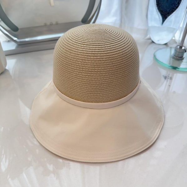 repliche,replica,perfette,siti di,affidabili,migliori siti,dove comprare,1:1,scarpe da ginnastica MiuMiu cappello da pescatore in paglia con fiocco nuovo stile primaverile ed estivo