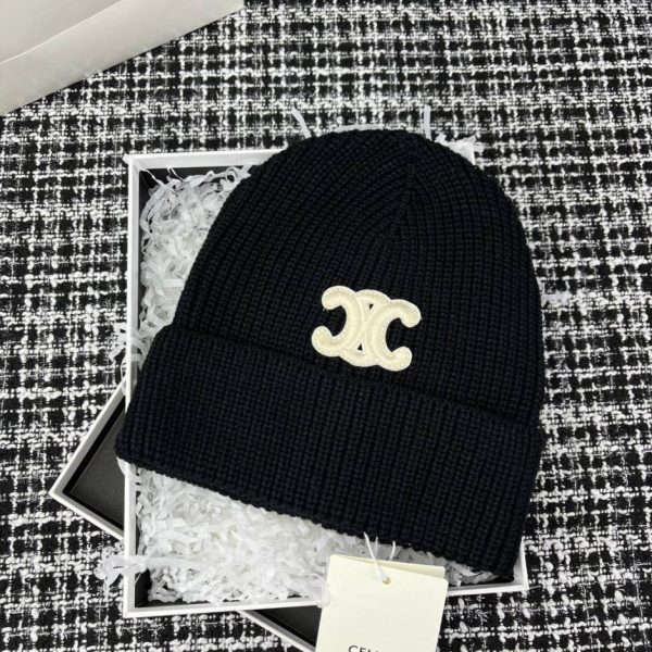 repliche,replica,perfette,siti di,affidabili,migliori siti,dove comprare,1:1,scarpe da ginnastica Cappello lavorato a maglia in lana Celine Cappello lavorato a maglia in lana