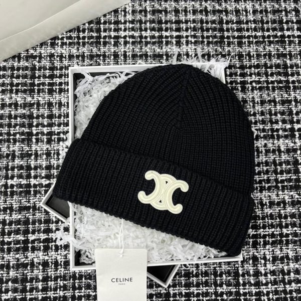 repliche,replica,perfette,siti di,affidabili,migliori siti,dove comprare,1:1,scarpe da ginnastica Cappello lavorato a maglia in lana Celine Cappello lavorato a maglia in lana