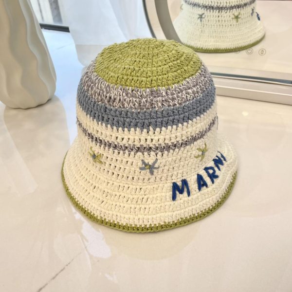 repliche,replica,perfette,siti di,affidabili,migliori siti,dove comprare,1:1,scarpe da ginnastica Cappello da pescatore MARNI in lana lavorato a mano