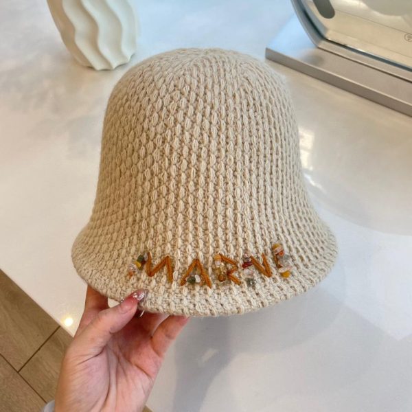 repliche,replica,perfette,siti di,affidabili,migliori siti,dove comprare,1:1,scarpe da ginnastica Marni nuovo cappello bucket in lana autunno inverno 100% lana