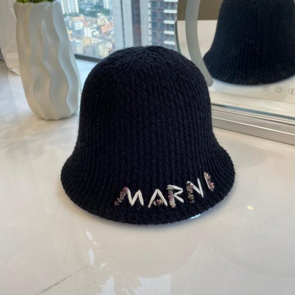 repliche,replica,perfette,siti di,affidabili,migliori siti,dove comprare,1:1,scarpe da ginnastica Marni nuovo cappello bucket in lana autunno inverno 100% lana