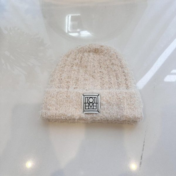 repliche,replica,perfette,siti di,affidabili,migliori siti,dove comprare,1:1,scarpe da ginnastica TOTEME cappello lavorato a maglia in filato sciolto Teddy roll, stesso stile per uomo e donna