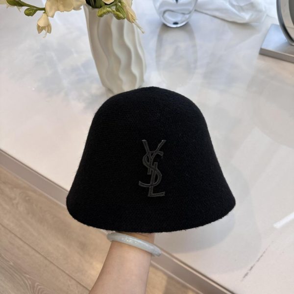repliche,replica,perfette,siti di,affidabili,migliori siti,dove comprare,1:1,scarpe da ginnastica Cappello da pescatore in lana vergine YSL