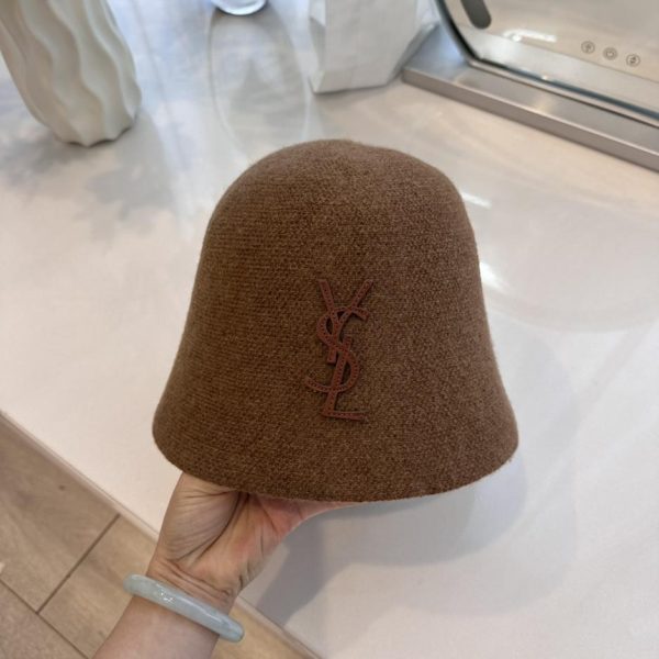 repliche,replica,perfette,siti di,affidabili,migliori siti,dove comprare,1:1,scarpe da ginnastica Cappello da pescatore in lana vergine YSL
