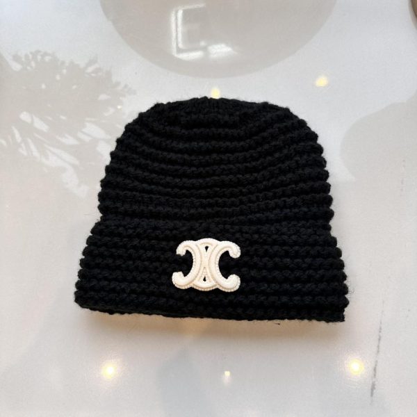 repliche,replica,perfette,siti di,affidabili,migliori siti,dove comprare,1:1,scarpe da ginnastica Cappello lavorato a maglia larga con trama CELINE