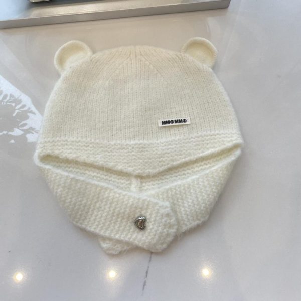 repliche,replica,perfette,siti di,affidabili,migliori siti,dove comprare,1:1,scarpe da ginnastica Cappello lavorato a maglia sciarpa con orecchie d’orso autunno e inverno Margiela mm6