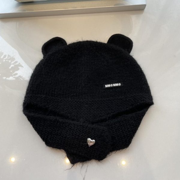 repliche,replica,perfette,siti di,affidabili,migliori siti,dove comprare,1:1,scarpe da ginnastica Cappello lavorato a maglia sciarpa con orecchie d’orso autunno e inverno Margiela mm6