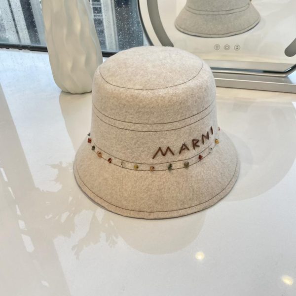 repliche,replica,perfette,siti di,affidabili,migliori siti,dove comprare,1:1,scarpe da ginnastica Marni nuovo cappello bucket in lana autunno inverno 100% lana