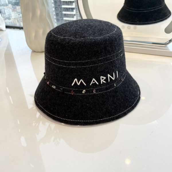 repliche,replica,perfette,siti di,affidabili,migliori siti,dove comprare,1:1,scarpe da ginnastica Marni nuovo cappello bucket in lana autunno inverno 100% lana