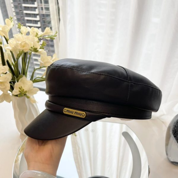 repliche,replica,perfette,siti di,affidabili,migliori siti,dove comprare,1:1,scarpe da ginnastica Nuovo cappello militare in pelle MiuMiu