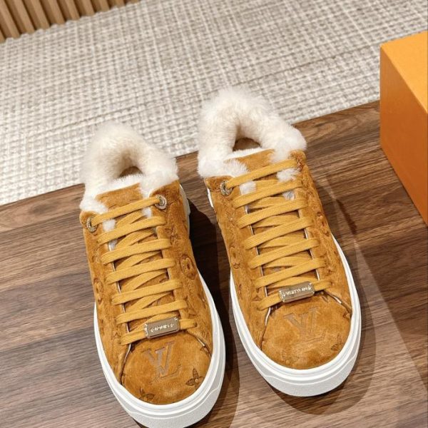 Sneakers con plateau in lana della serie time out LOUIS VUITTON