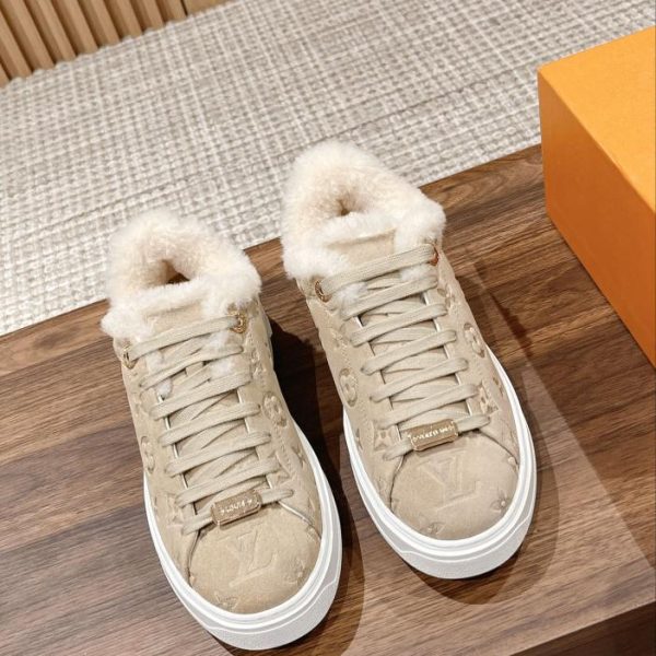 Sneakers con plateau in lana della serie time out LOUIS VUITTON