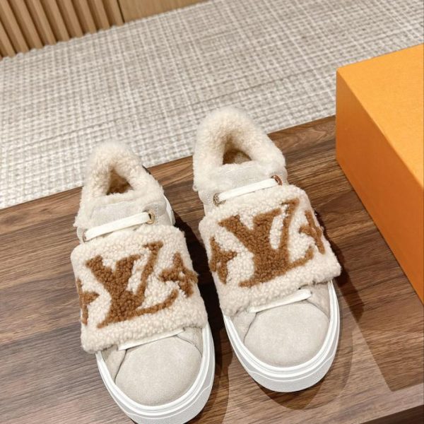 Sneakers con plateau in lana della serie time out LOUIS VUITTON