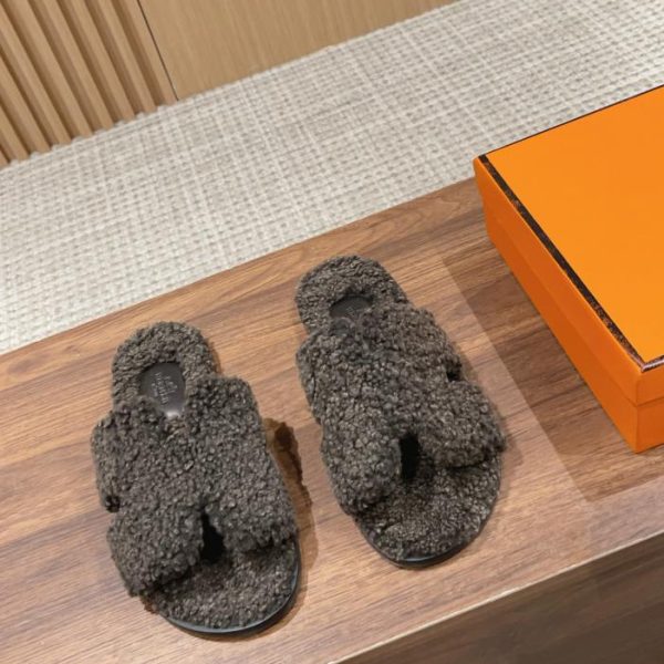 repliche,replica,perfette,siti di,affidabili,migliori siti,dove comprare,1:1,scarpe da ginnastica Pantofole Herm猫s modello coppia integrata in pelliccia