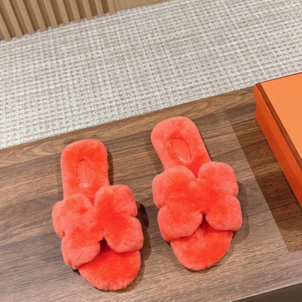Pantofole da donna in lana di Herm猫s