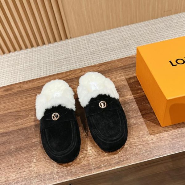 repliche,replica,perfette,siti di,affidabili,migliori siti,dove comprare,1:1,scarpe da ginnastica LOUIS VUITTON nuove pantofole in lana autunno inverno