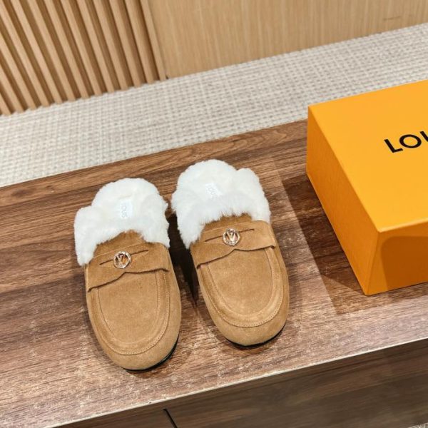 repliche,replica,perfette,siti di,affidabili,migliori siti,dove comprare,1:1,scarpe da ginnastica LOUIS VUITTON nuove pantofole in lana autunno inverno
