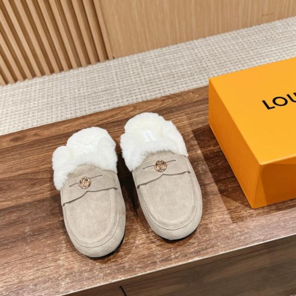 repliche,replica,perfette,siti di,affidabili,migliori siti,dove comprare,1:1,scarpe da ginnastica LOUIS VUITTON nuove pantofole in lana autunno inverno