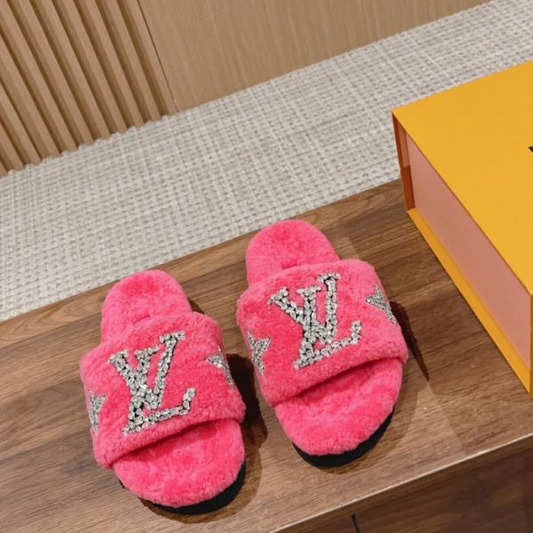 repliche,replica,perfette,siti di,affidabili,migliori siti,dove comprare,1:1,scarpe da ginnastica Pantofole in lana LOUIS VUITTON