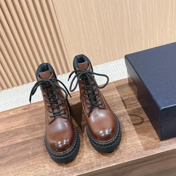 repliche,replica,perfette,siti di,affidabili,migliori siti,dove comprare,1:1,scarpe da ginnastica Stivali Martin retr貌 con suola spessa di Prada