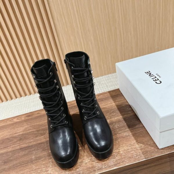 CELINE nuovi stivali Martin autunno e inverno stivali corti