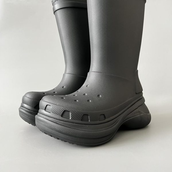 Stivali a metà polpaccio Balenciaga x Crocs