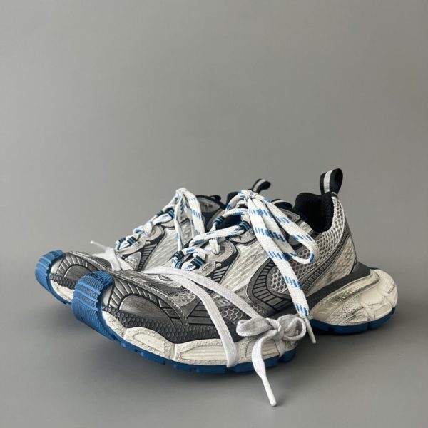 repliche,replica,perfette,siti di,affidabili,migliori siti,dove comprare,1:1,scarpe da ginnastica Scarpe papà Balenciaga blu argento