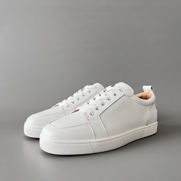 repliche,replica,perfette,siti di,affidabili,migliori siti,dove comprare,1:1,scarpe da ginnastica Christian Louboutin Louis Junior sneakers basse di colore bianco