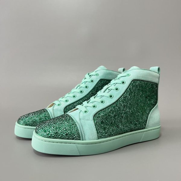 repliche,replica,perfette,siti di,affidabili,migliori siti,dove comprare,1:1,scarpe da ginnastica Scarpe da ginnastica alte di Christian Louboutin Lou Spikes