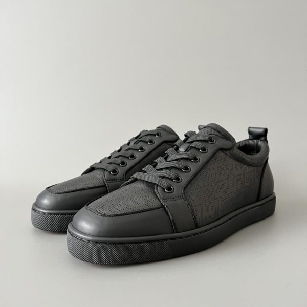 repliche,replica,perfette,siti di,affidabili,migliori siti,dove comprare,1:1,scarpe da ginnastica Christian Louboutin Louis Junior sneakers basse nere