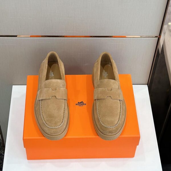 repliche,replica,perfette,siti di,affidabili,migliori siti,dove comprare,1:1,scarpe da ginnastica Mocassini in pelle di vacchetta Hermes Guillaume scarpe casual in pelle di vacchetta