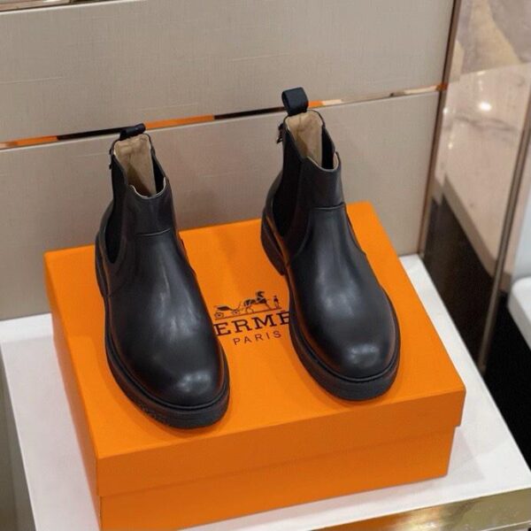 repliche,replica,perfette,siti di,affidabili,migliori siti,dove comprare,1:1,scarpe da ginnastica Stivaletti Chelsea da uomo Hermes in pelle di vitello