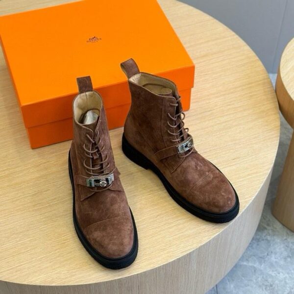 repliche,replica,perfette,siti di,affidabili,migliori siti,dove comprare,1:1,scarpe da ginnastica Stivali Funk e Nude da uomo Hermes in pelle di vitello
