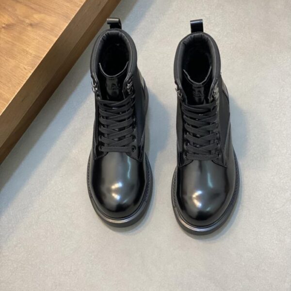PRADA autunno e inverno nuovi stivali corti in lana da uomo ultraleggeri per l'autunno e l'inverno